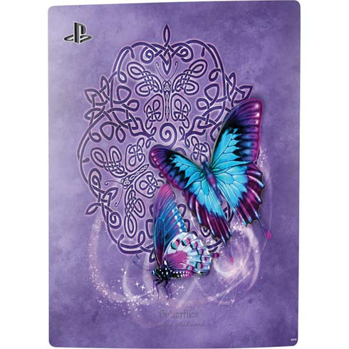 Brigid Ashwood Butterfly Celtic Knot PS5 Digital Edition Console Skin